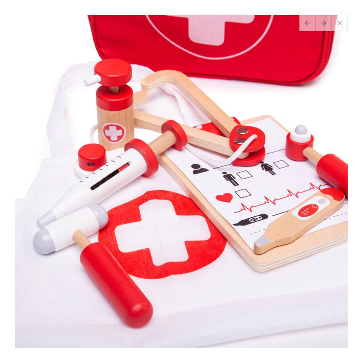Ensemble de doctorants en bois bigjigs