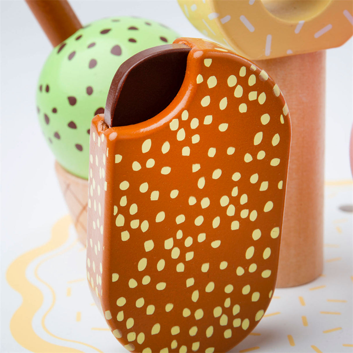 Bigjigs Wooden Etagere with Sweet Snacks