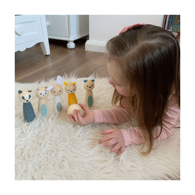 BigJigs Wooden Skittles Animal Figures