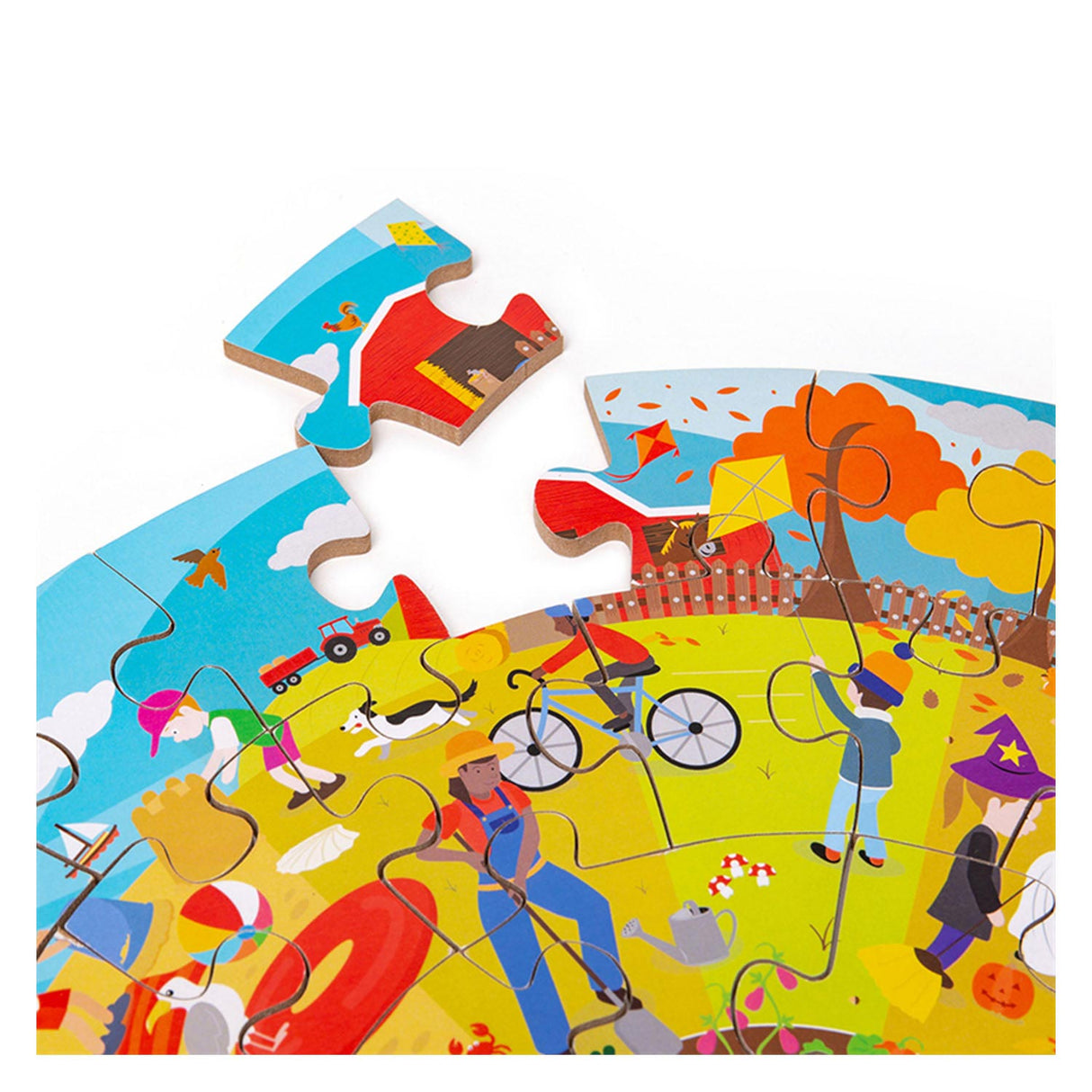BigJigs Rompecedia 4 temporadas alrededor de 2+JR