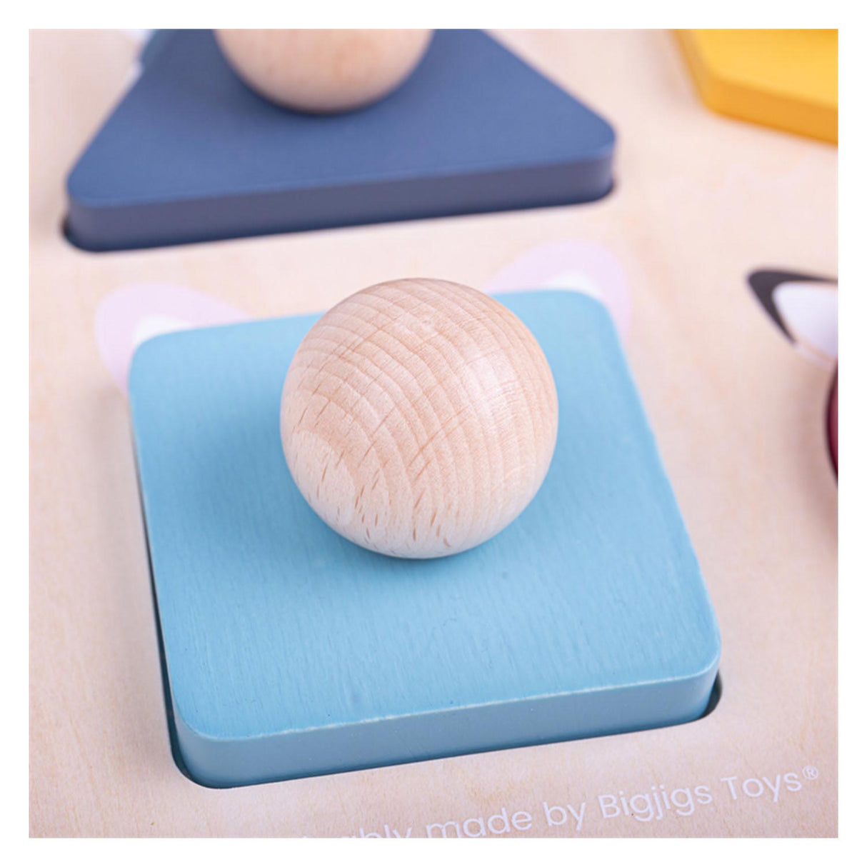 Bigjigs peg puzzle forest animals - FSC 100%