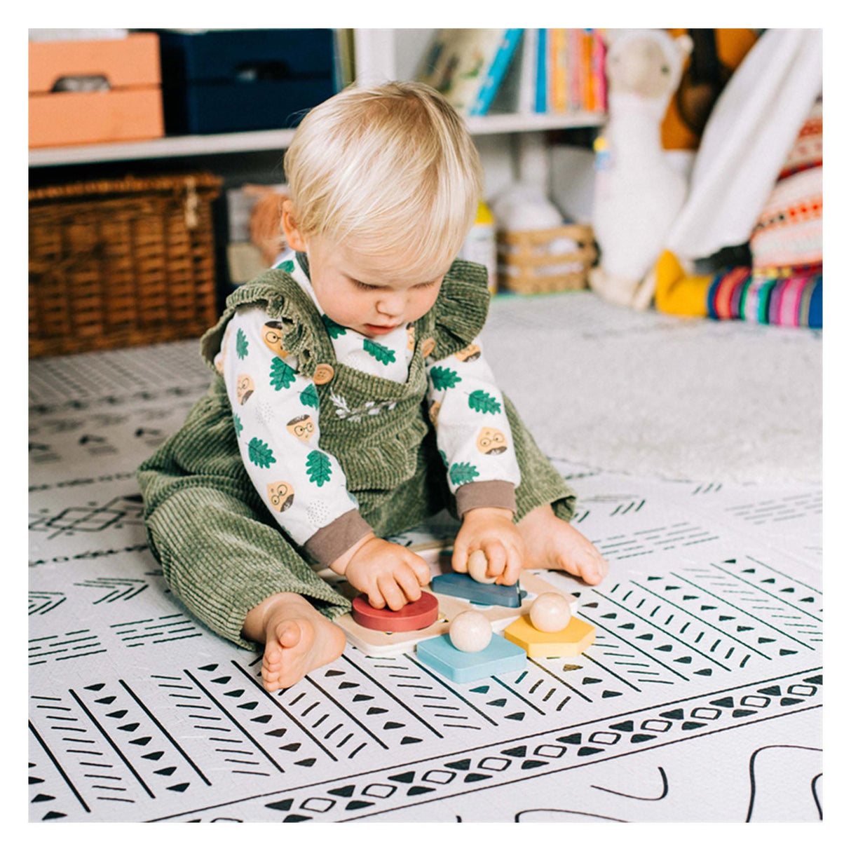 Bigjigs peg puzzle forest animals - FSC 100%