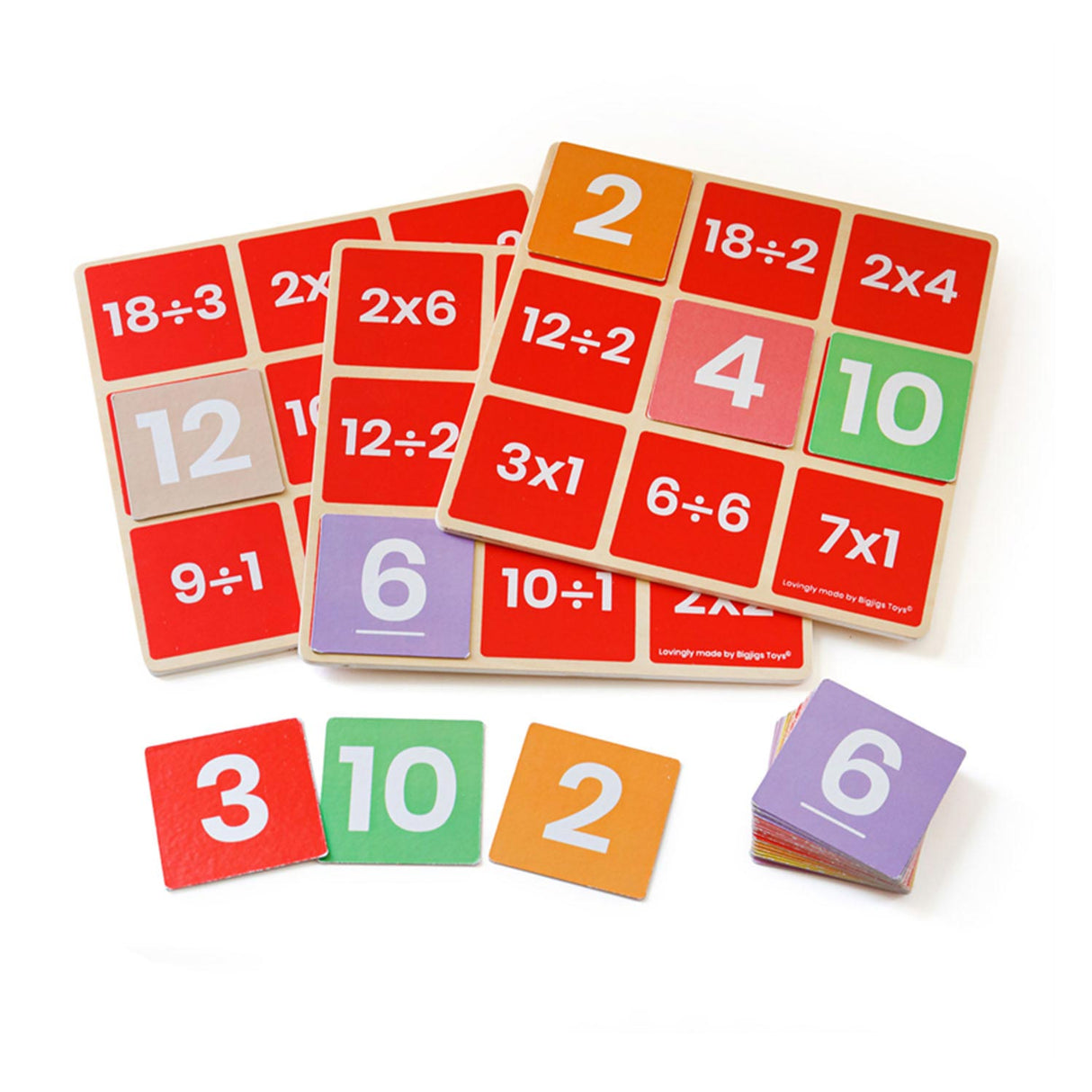 Bigjigs Multiply and Divide Maths Bingo Game