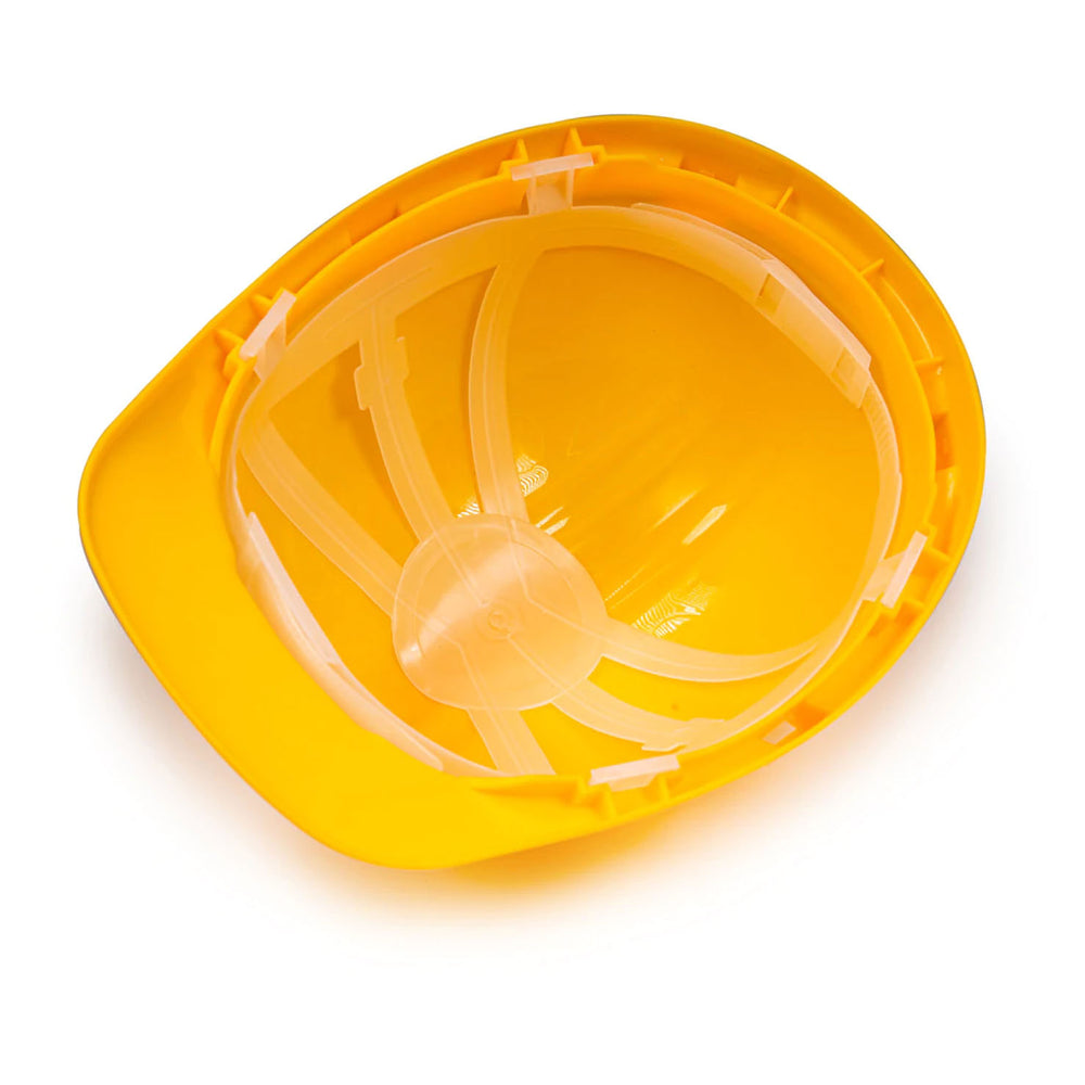 Bigjigs children's construction helmet yellow
