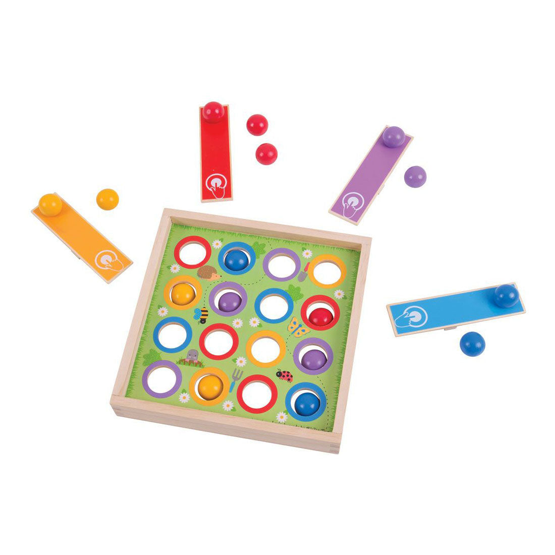 Bigjigs Wooden Plant Shoot Game
