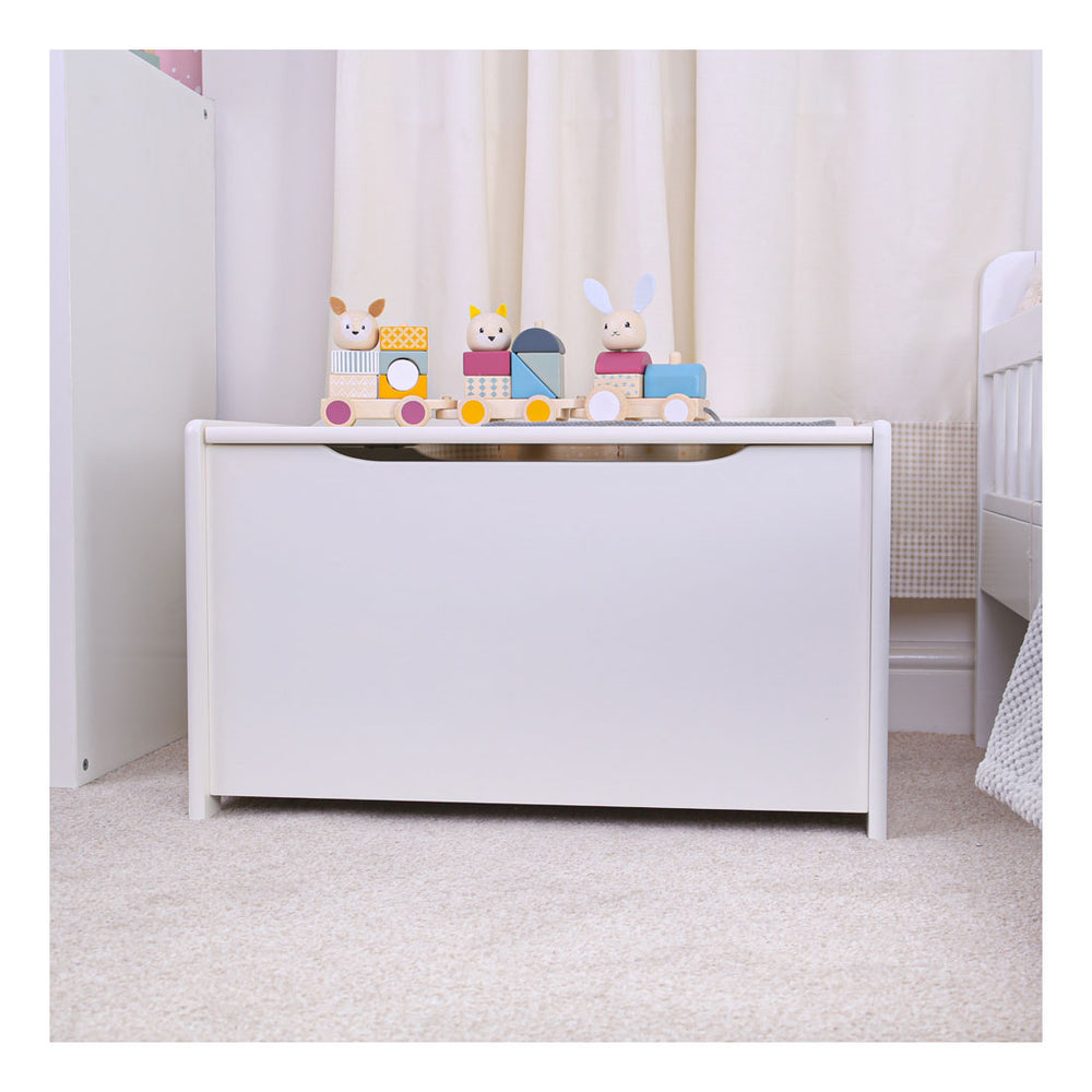 Tidlo Wooden Toy Box blanc