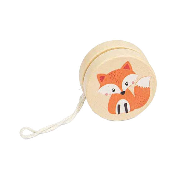 Bigjigs wooden wild animal yo-yo