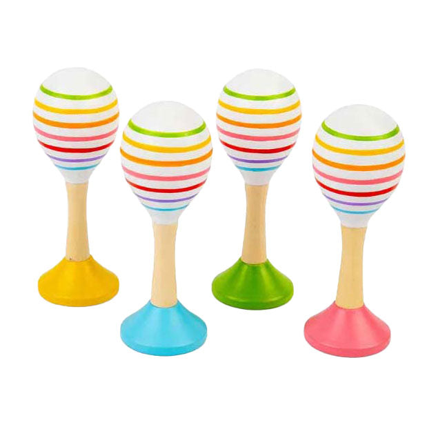 Bigjigs trä junior maraca, 2 st.