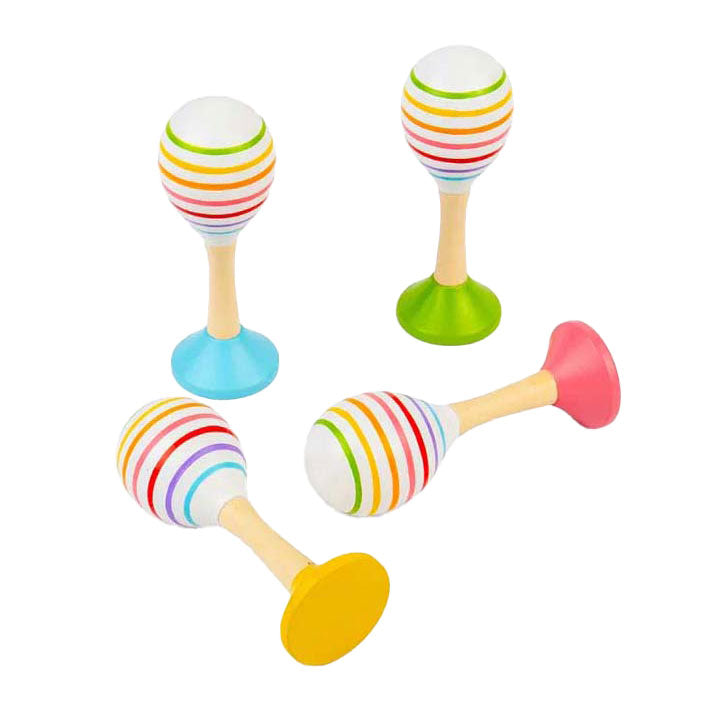 Bigjigs trä junior maraca, 2 st.