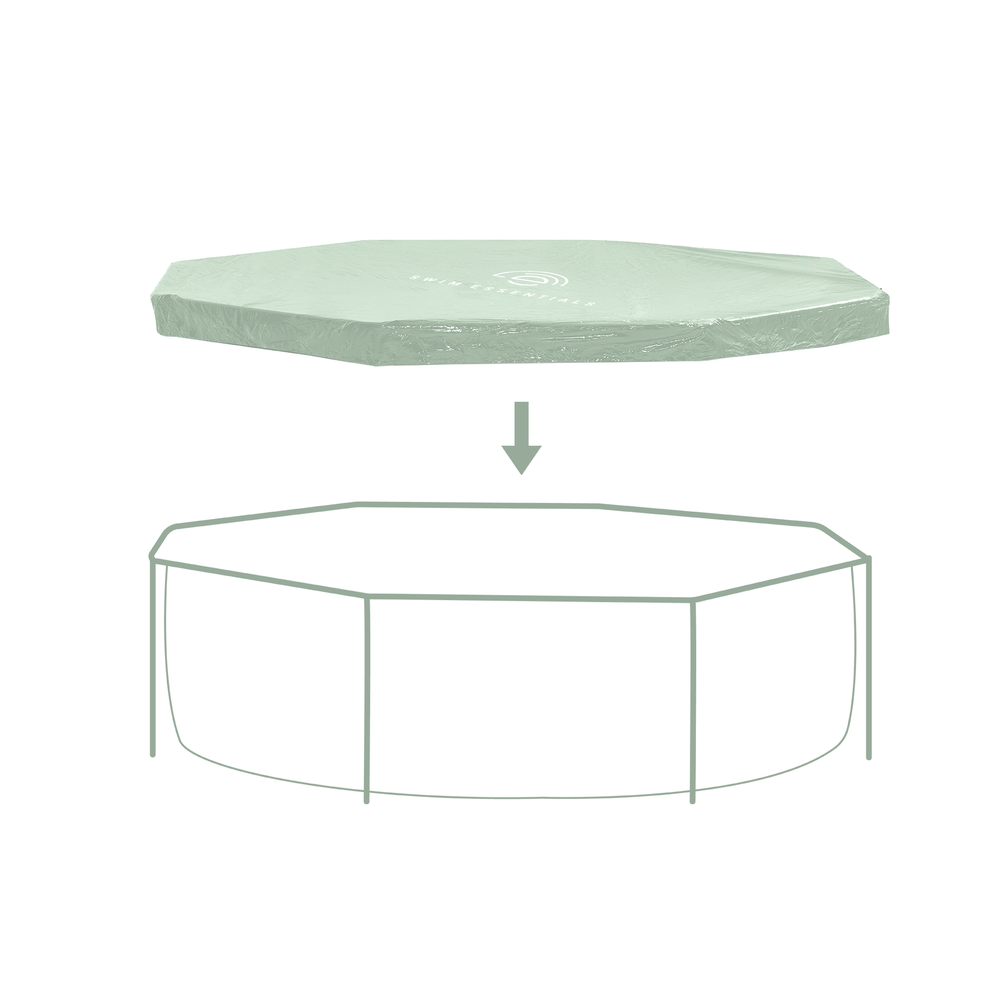 Essence | green pool cover - ø 300 cm
