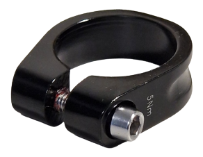 Kalloy hzb uno allen seatpost clamp alu black 34.9 mm