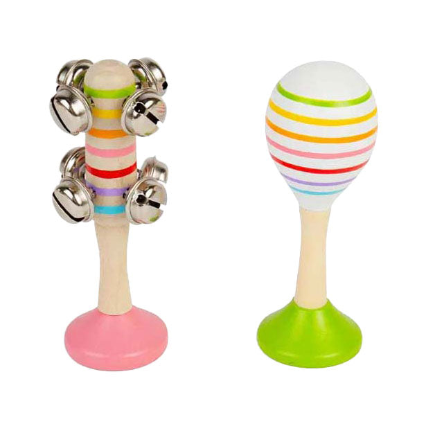 Bigjigs musikaliska shakerset i trä, 2 st.