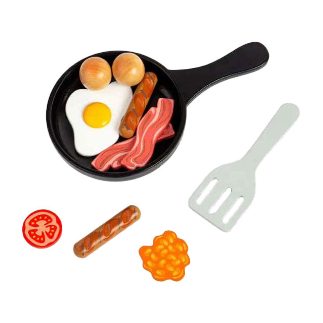 Bigjigs Frühstücksset aus Holz, 11-teilig.