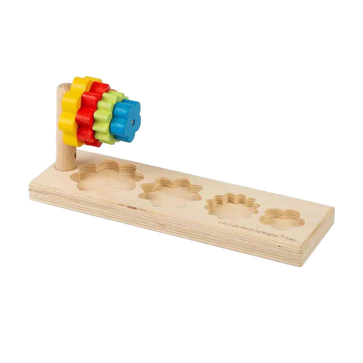 Bigjigs blomstersorterer, 5 stk.