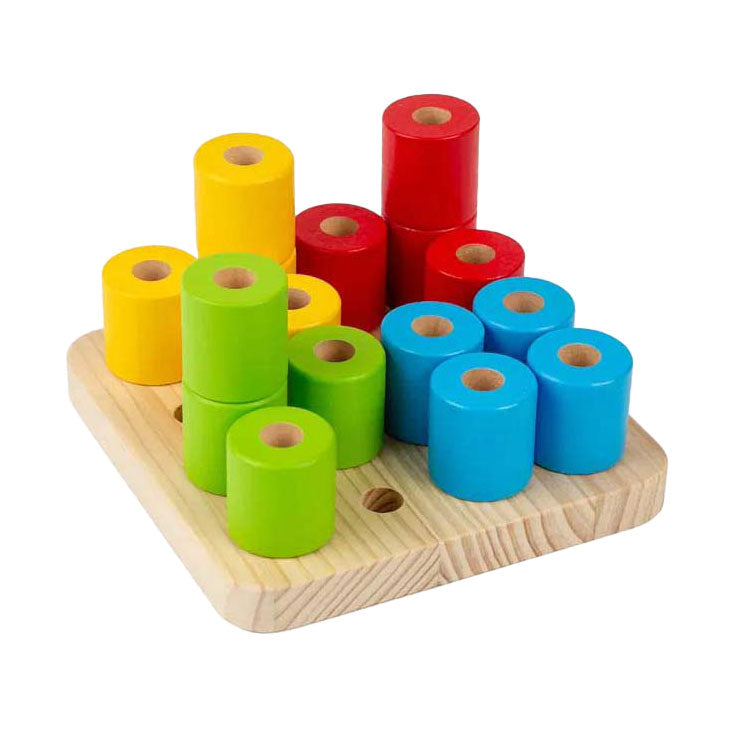 Bigjigs puinen huojuva tappilauta, 17 kpl.