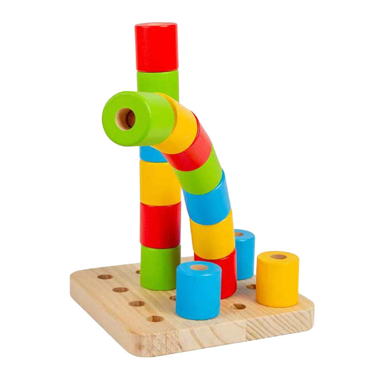 Bigjigs Board Board Pin tremblant, 17dlg.