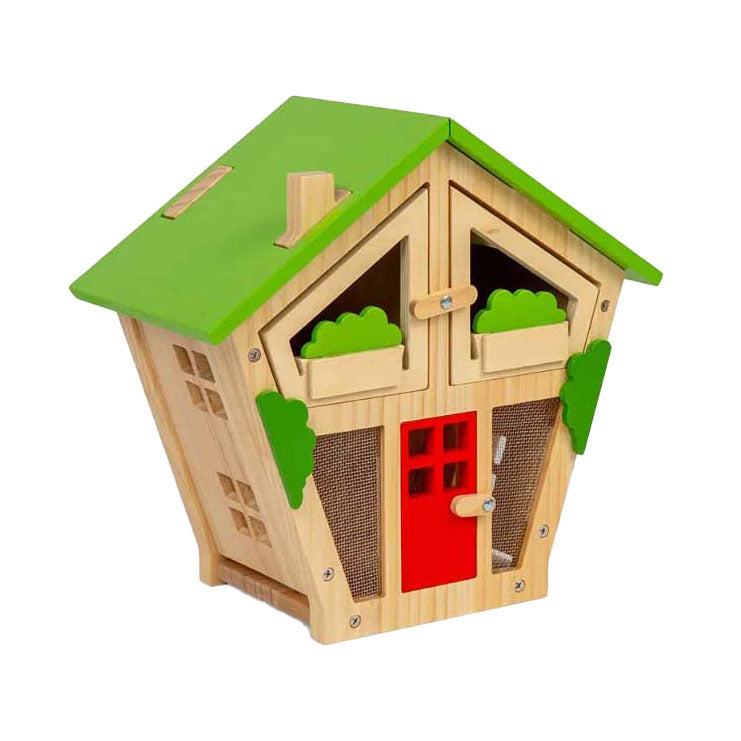 Bigjigs wooden insect house, 7 pieces.