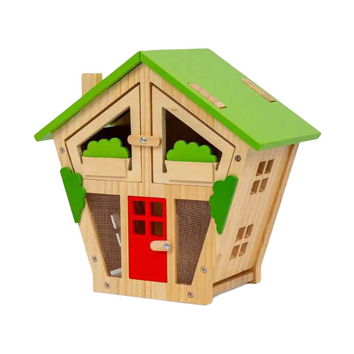 Bigjigs wooden insect house, 7 pieces.