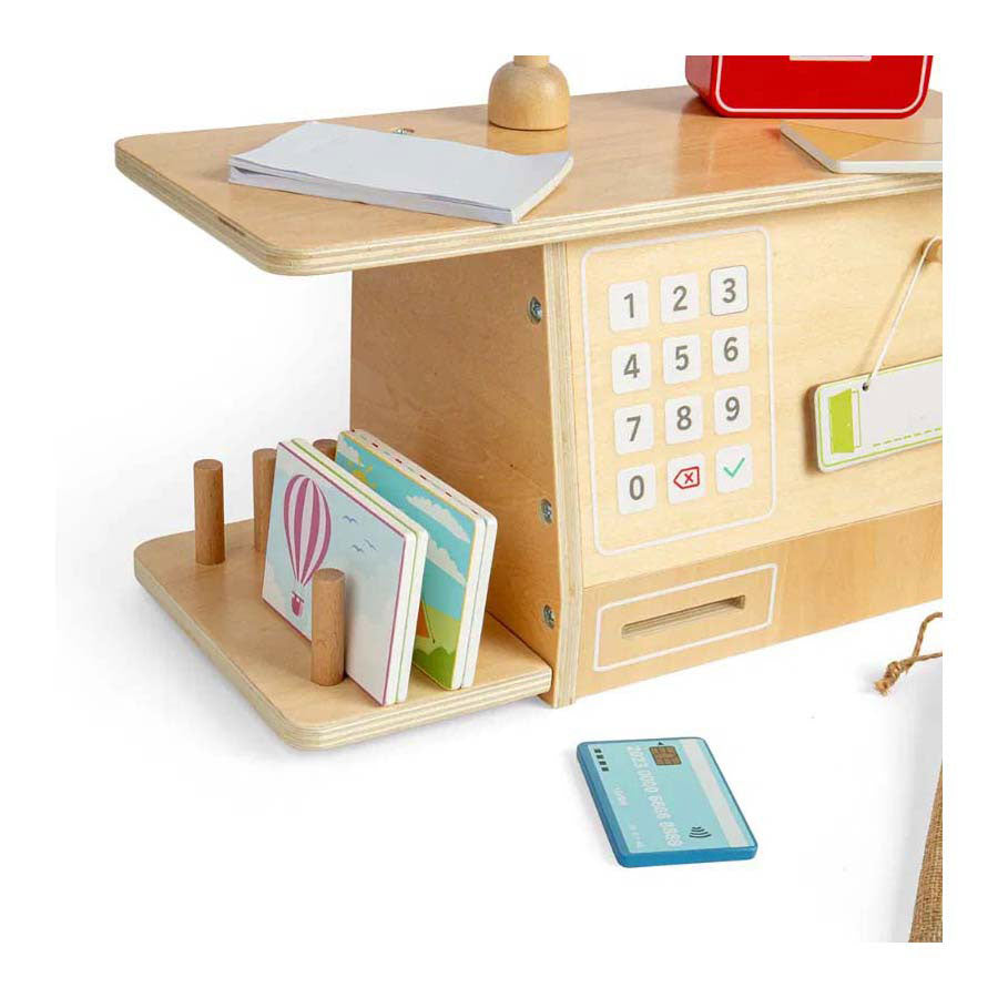 Bigjigs fa posta játékkészlet, 19 darab.