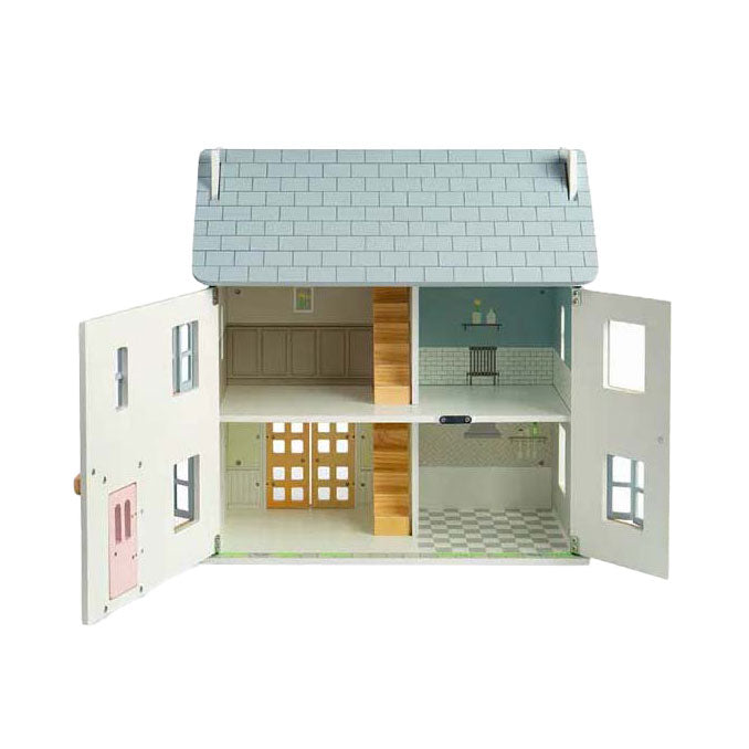 Bigjigs dockhus i trä sommarhus