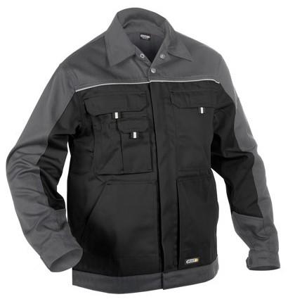 Dassy werkjas lugano p k zwart grijs xl