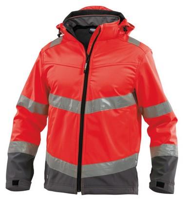 Dassy hoge zichtbaarheidsjas malaga rood grijs l