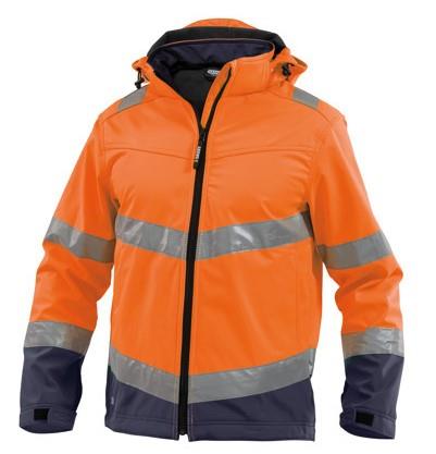 Dassy hoge zichtbaarheidsjas malaga oranje blauw xxl