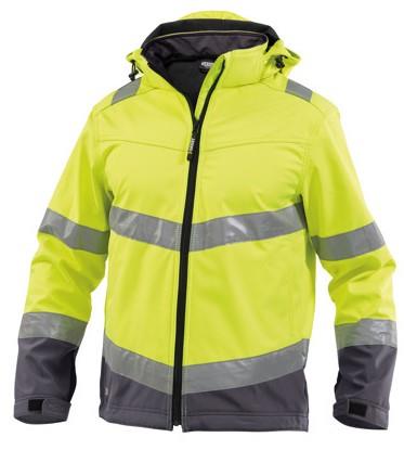 Dassy hoge zichtbaarheidsjas malaga geel grijs l