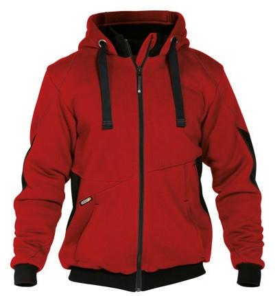 Dassy sweatshirt jas pulse rood zwart l