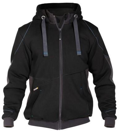 Dassy sweatshirt jas pulse nachtblauw antraciet l