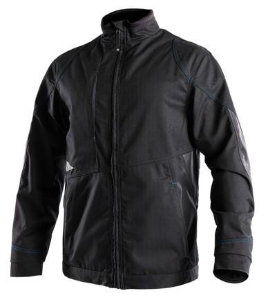 Dassy werkjas atom zwart grijs m