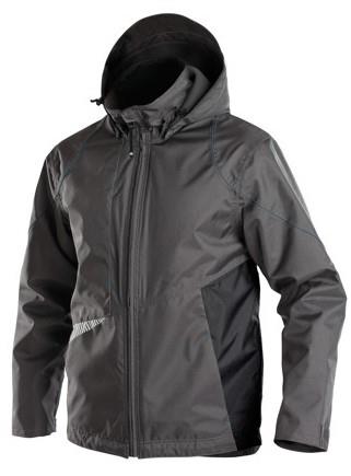 Dassy hyper wind- waterdichte werkjas grijs zwart xl