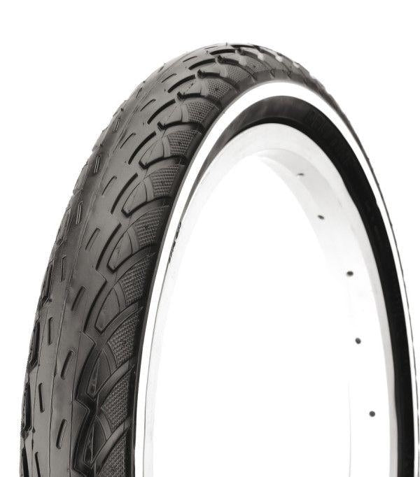 Deli Tire Tire S-206 16 x 1,75 47-305 mm sort med hvid linje