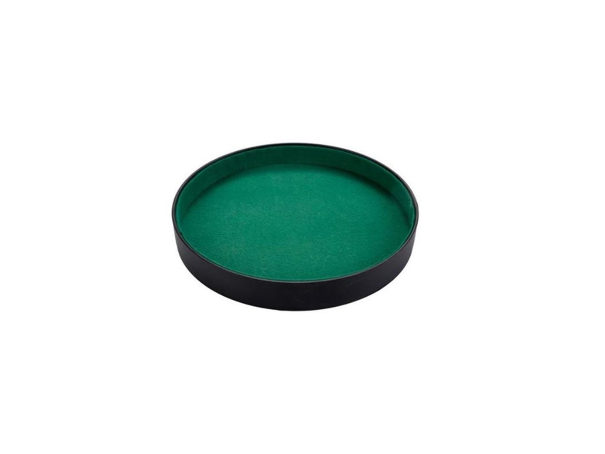 Pista de poker Longfield 26cm cuero artificial negro