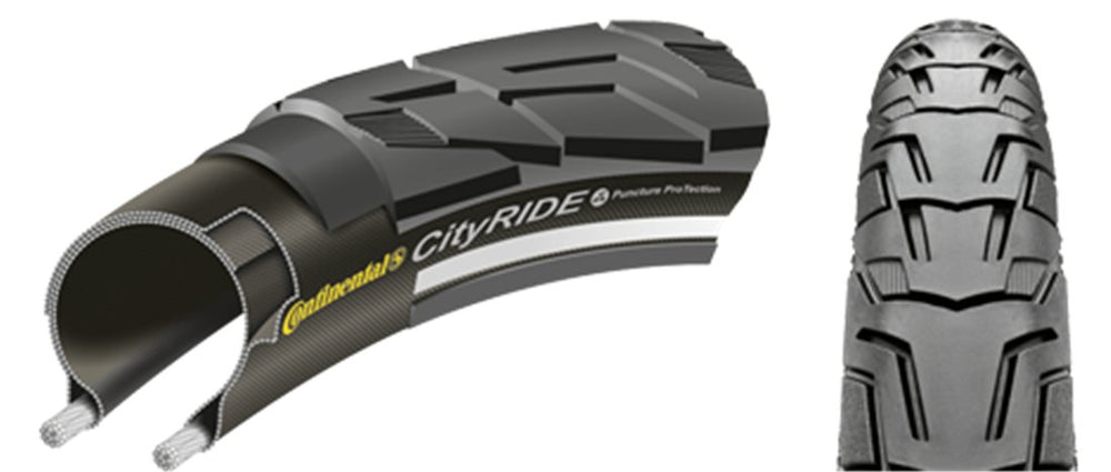 Continental Tire Ride City Breaker 37-622 Black Reflection