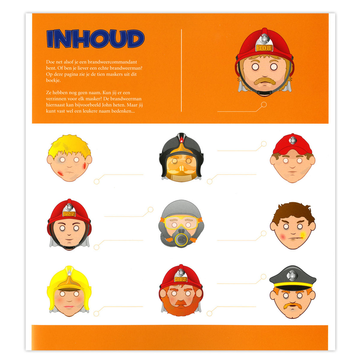 Central book house masks: fire brigade