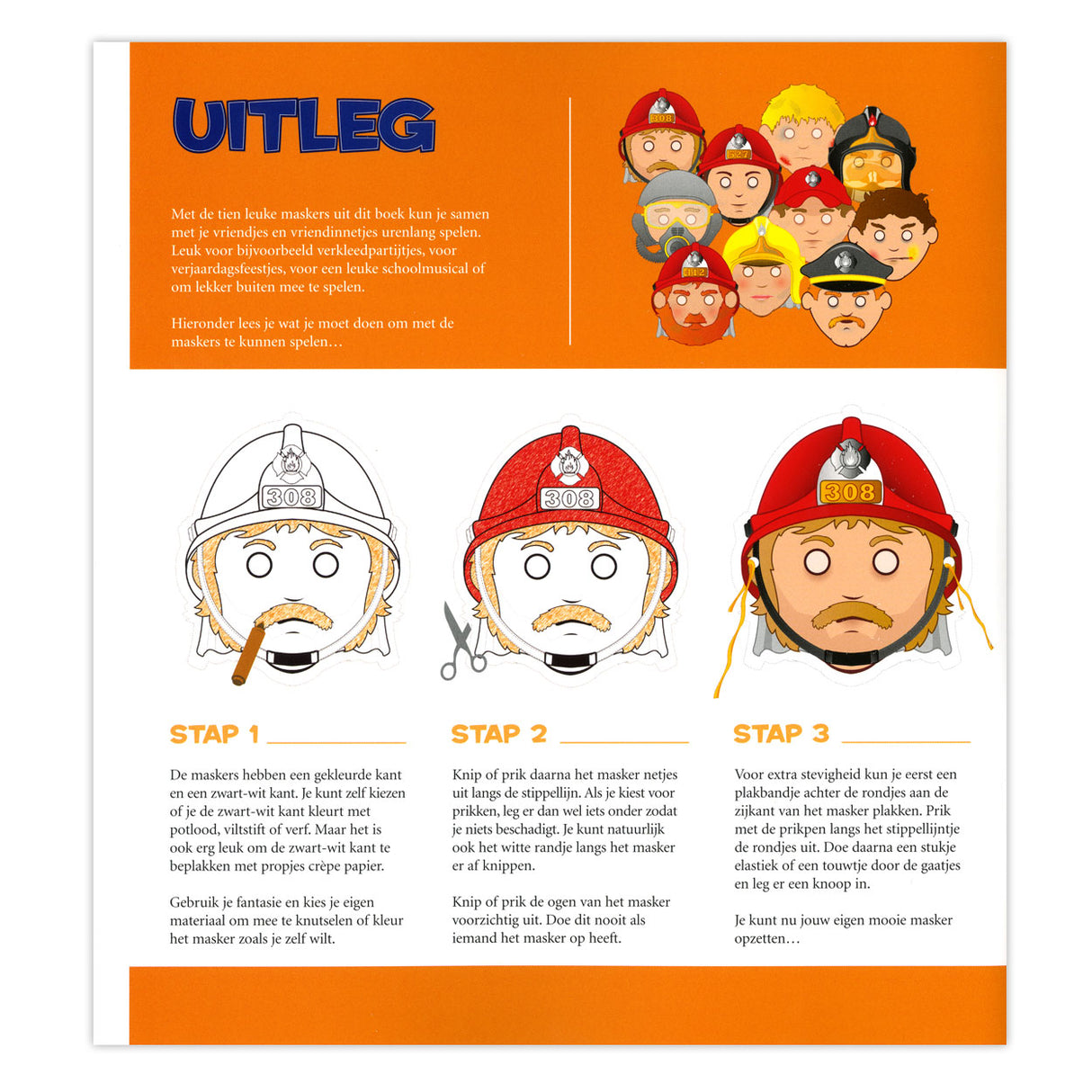 Central book house masks: fire brigade