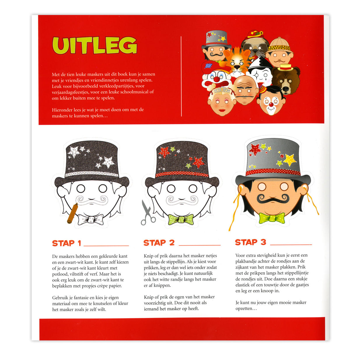 Central Book House Masks: Circus