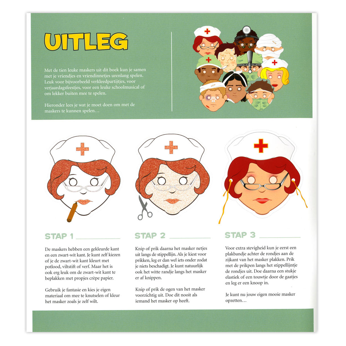 Zentral Buch Haus Masken: Dokteren a Patienten