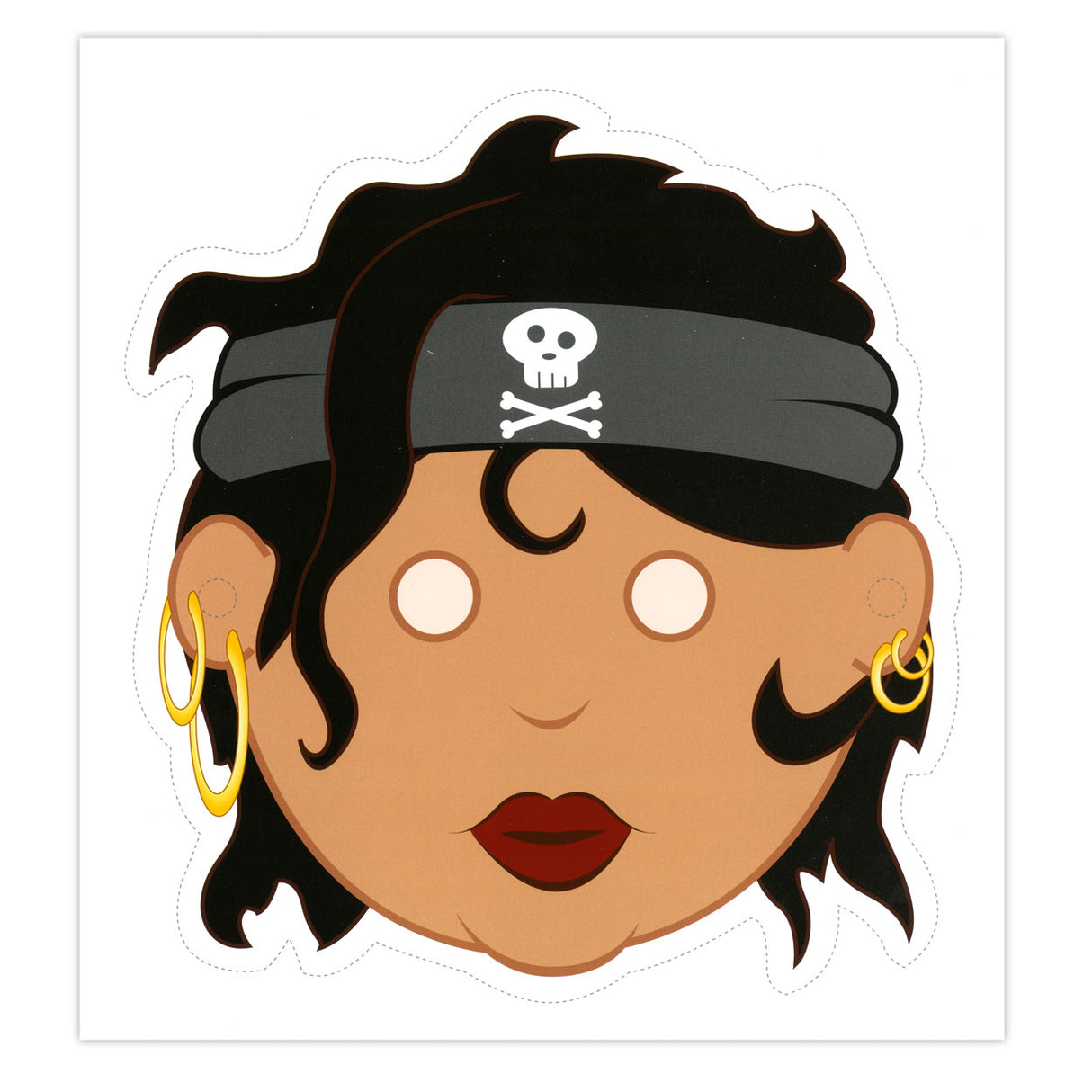 Central Book House masks: pirates and sailors