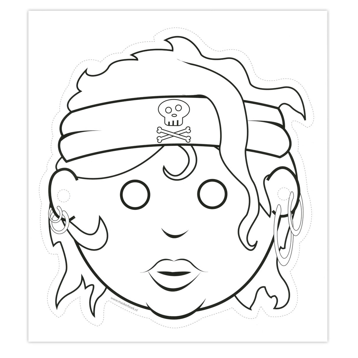 Central Book House masks: pirates and sailors