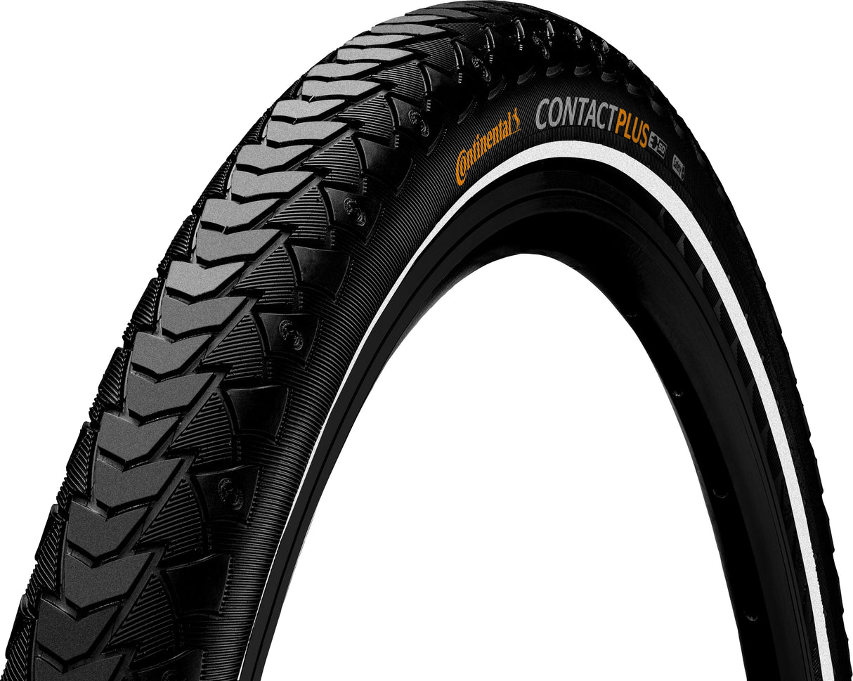 Continental Contact Plus - City Bike Band 28x1.60 - Banda de alambre - Negro