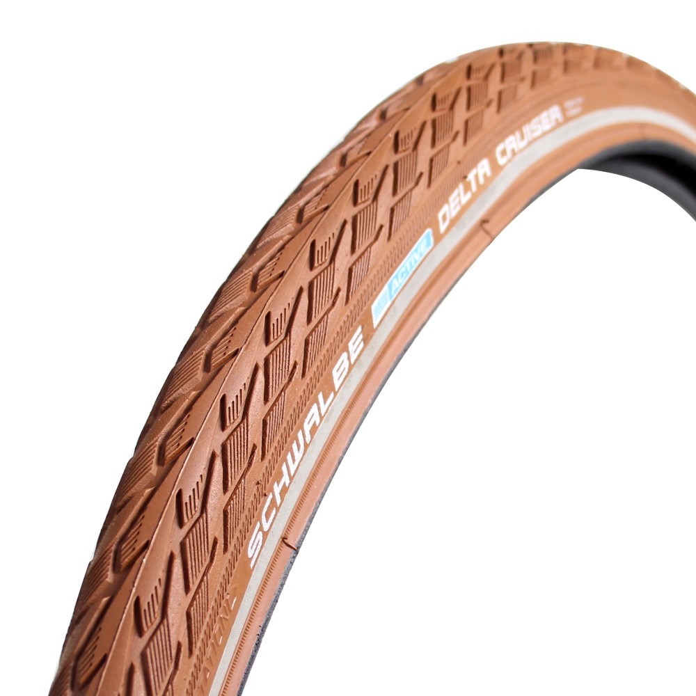 Schwalbe Tire 28x1 5 8x1 3 8 (37-622) Delta Cruiser Bruin Reflex