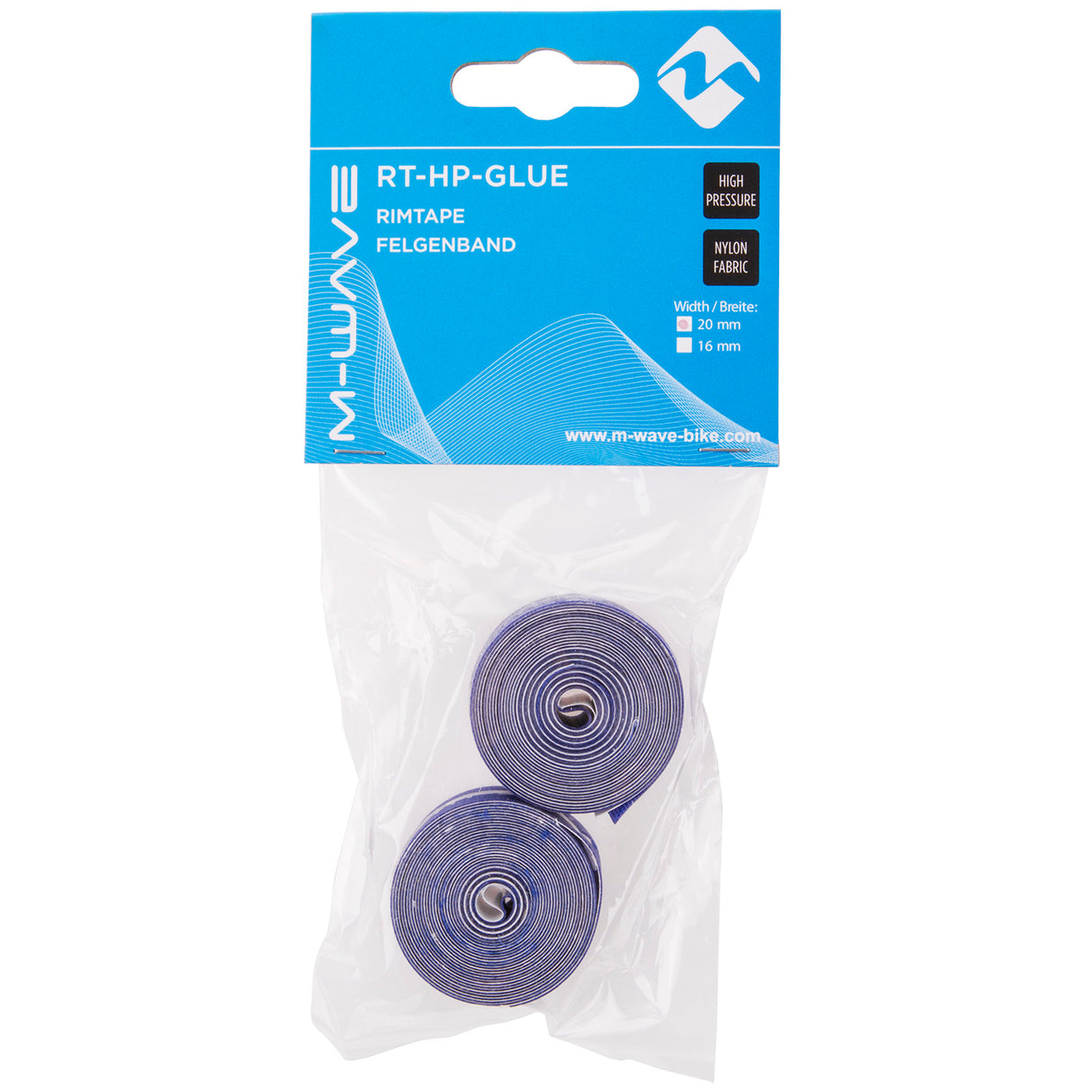 M-Wave Vellint 12-29 RT-HP-Glue Alta presión 20 mm-azul (1 set)