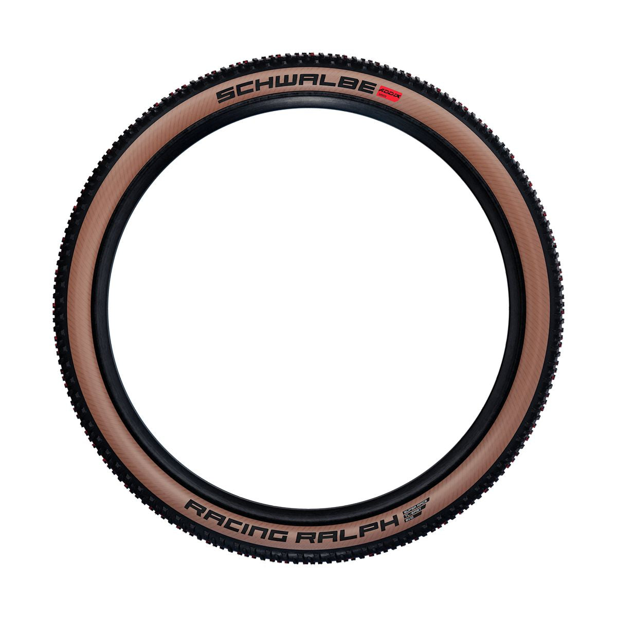 Сгъваема лента Schwalbe Racing Ralph Super Race 29 x 2.35 60-622 mm - прозрачна странична стена
