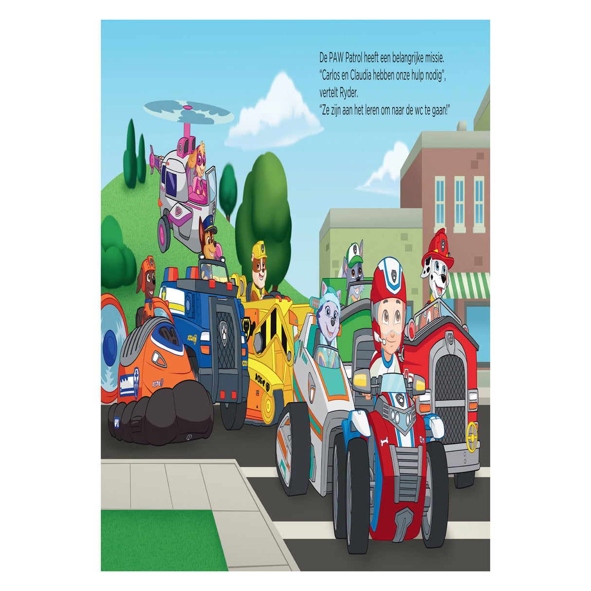 Big balloon paw patrol - de wc patrol kartonboek