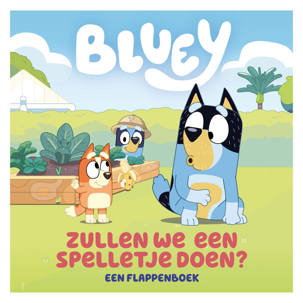Bluey, shall we play a game? flap book