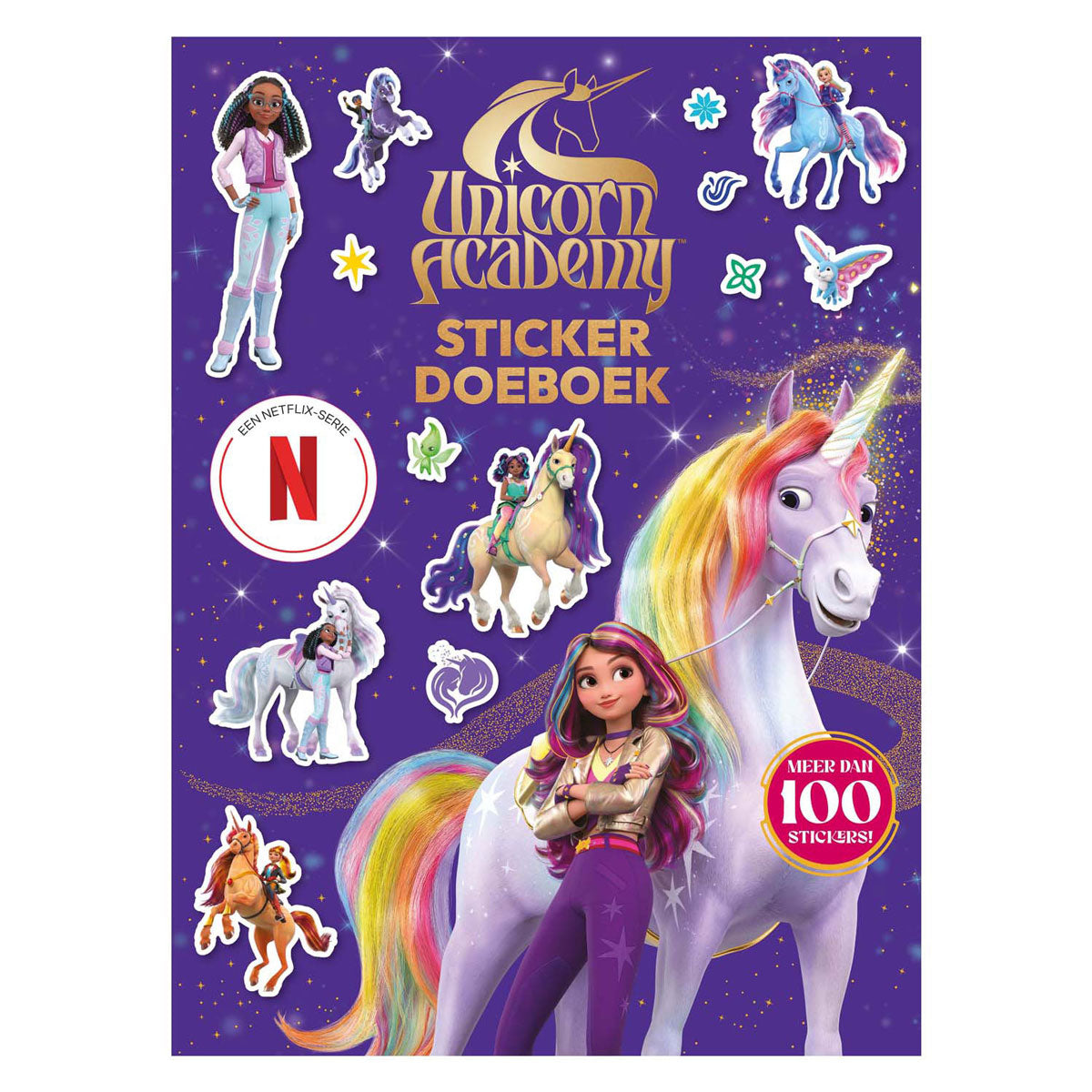 Book Unicorn Academy StickerBoek DoeBoek