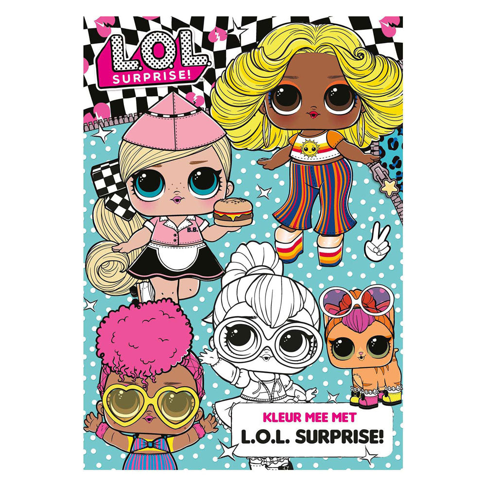 Big balloon kleur mee met l.o.l. surprise!