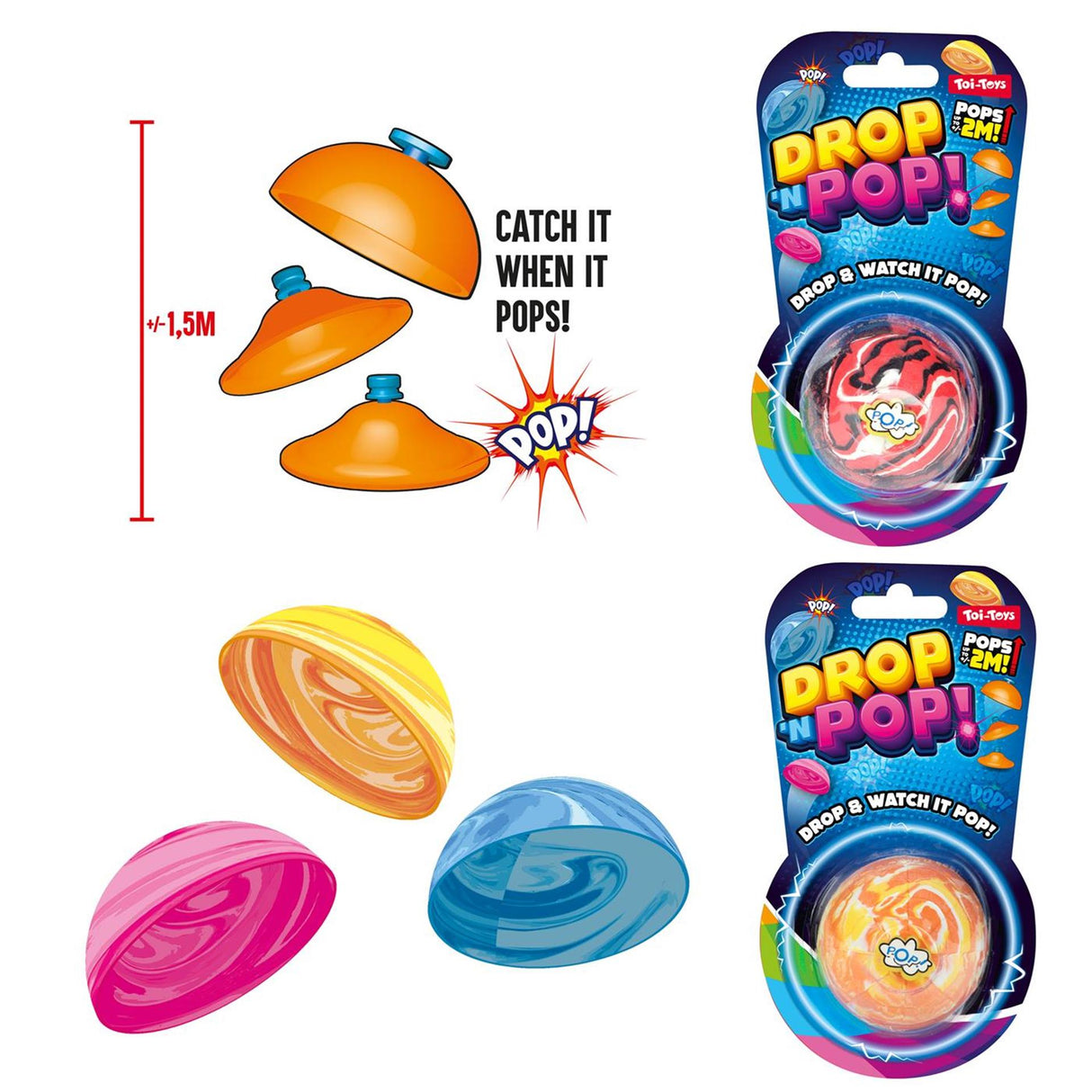 Toi-toys toi toys fun flipoppa drop n pop fidget
